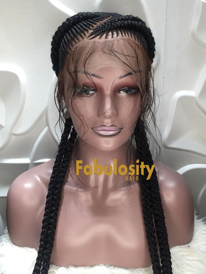 Listing Title:Braided wig, Nigerian Woman Braided wigs for selling Black woman