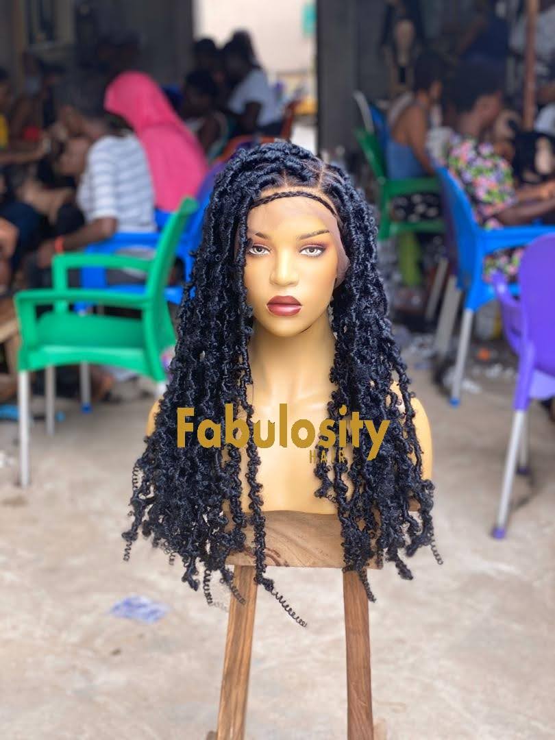 Butterfly shops loc full lace wig